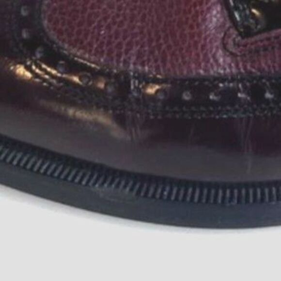 Bostonian Florentine Oxford Wingtip Brogue Dress Shoe Size 8.5 Made in Italy - Picture 13 of 13